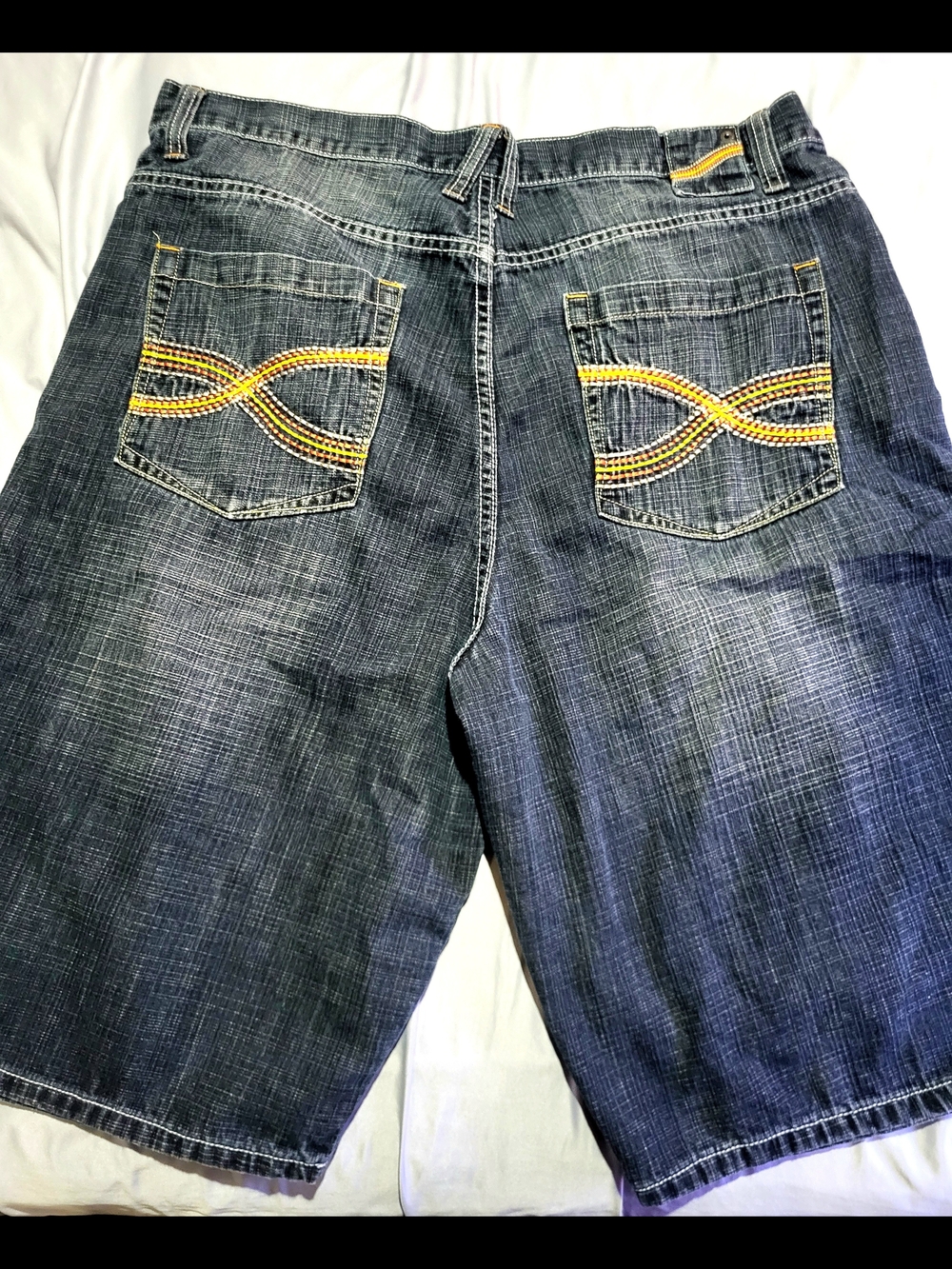 Men's Dark Denim Shorts